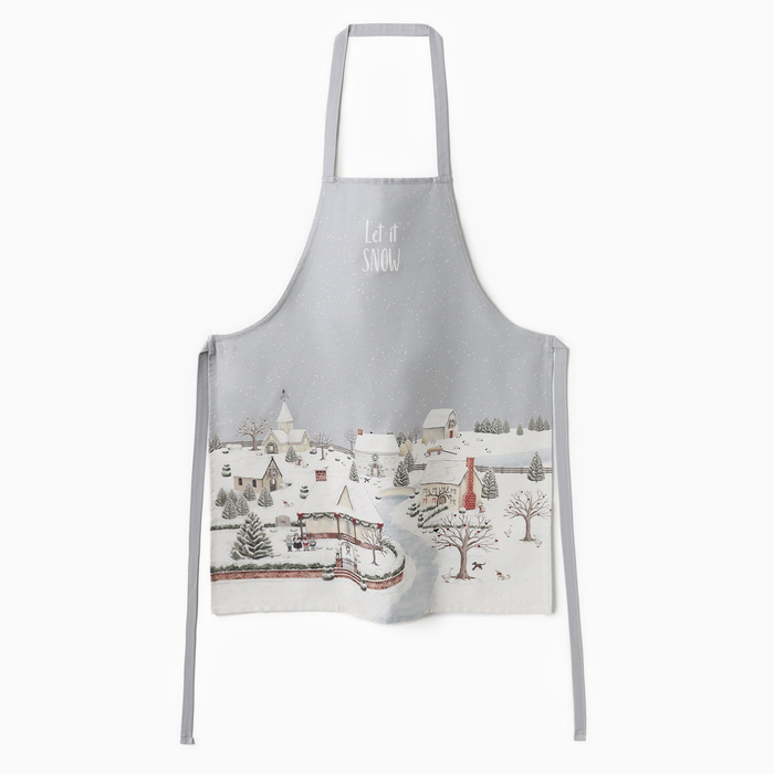 

Фартук Этель "Let it snow" 60х70 см, хлопок, саржа, Разноцветный