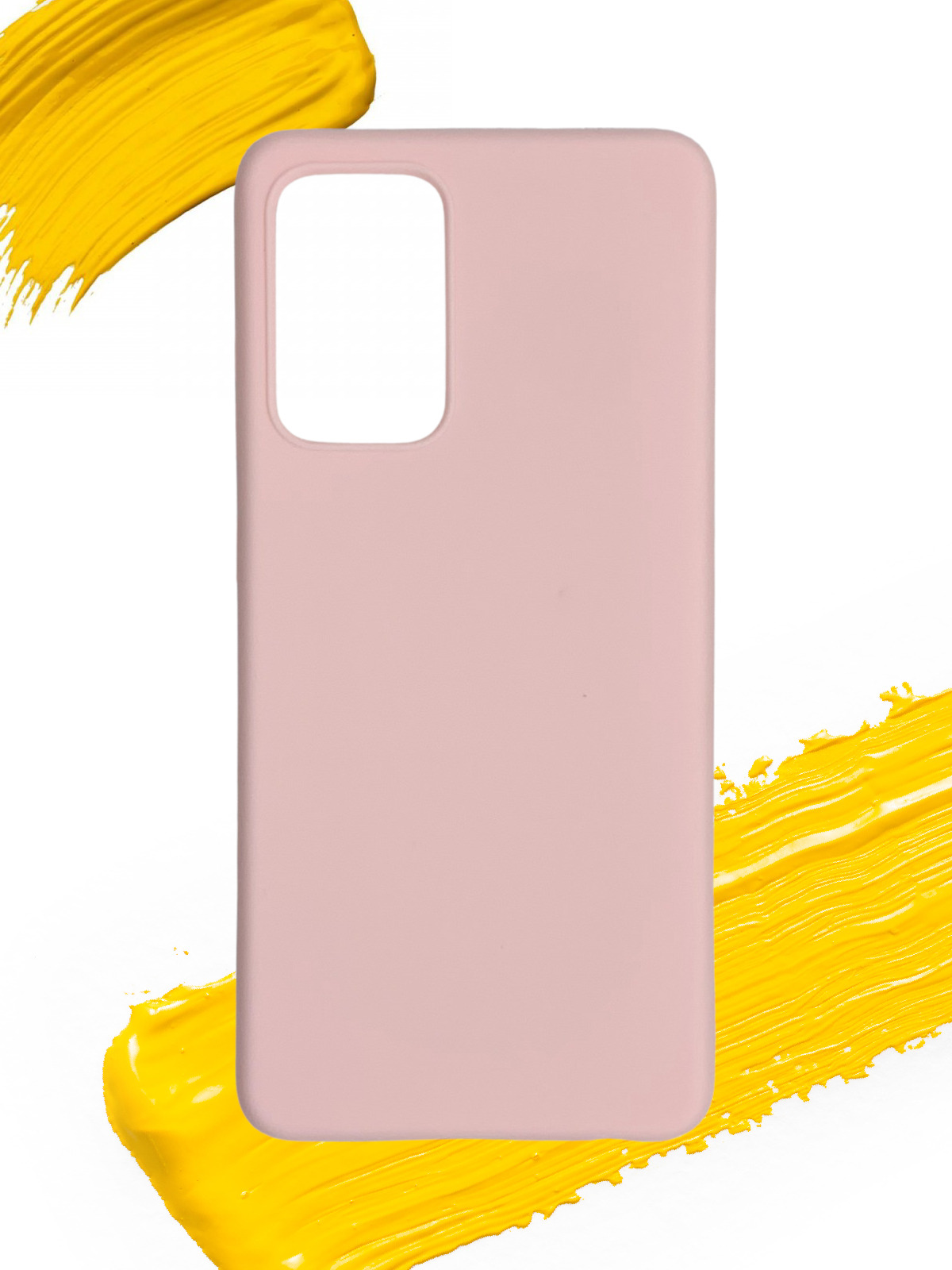 

Чехол для Samsung Galaxy A52, матовый розовый, Silicone case