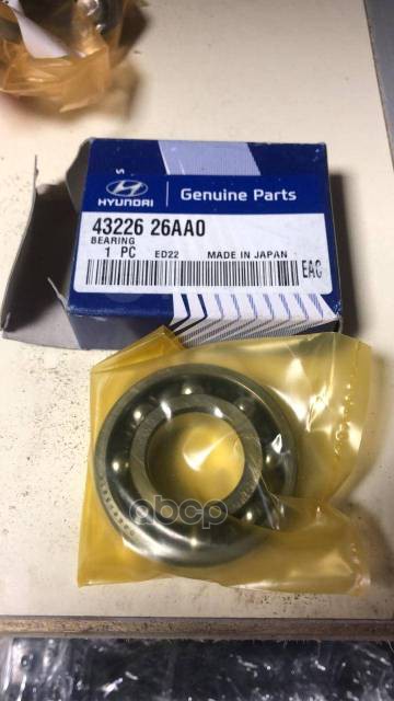 

Подшипник Кпп Ceed (2018>) Hyundai-KIA арт. 4322626AA0