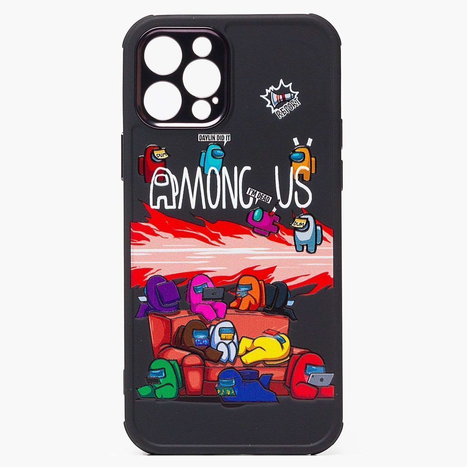 

Чехол iPhone 12 Pro силиконовый (рис.235/001), Черный, iPhone 12 Pro
