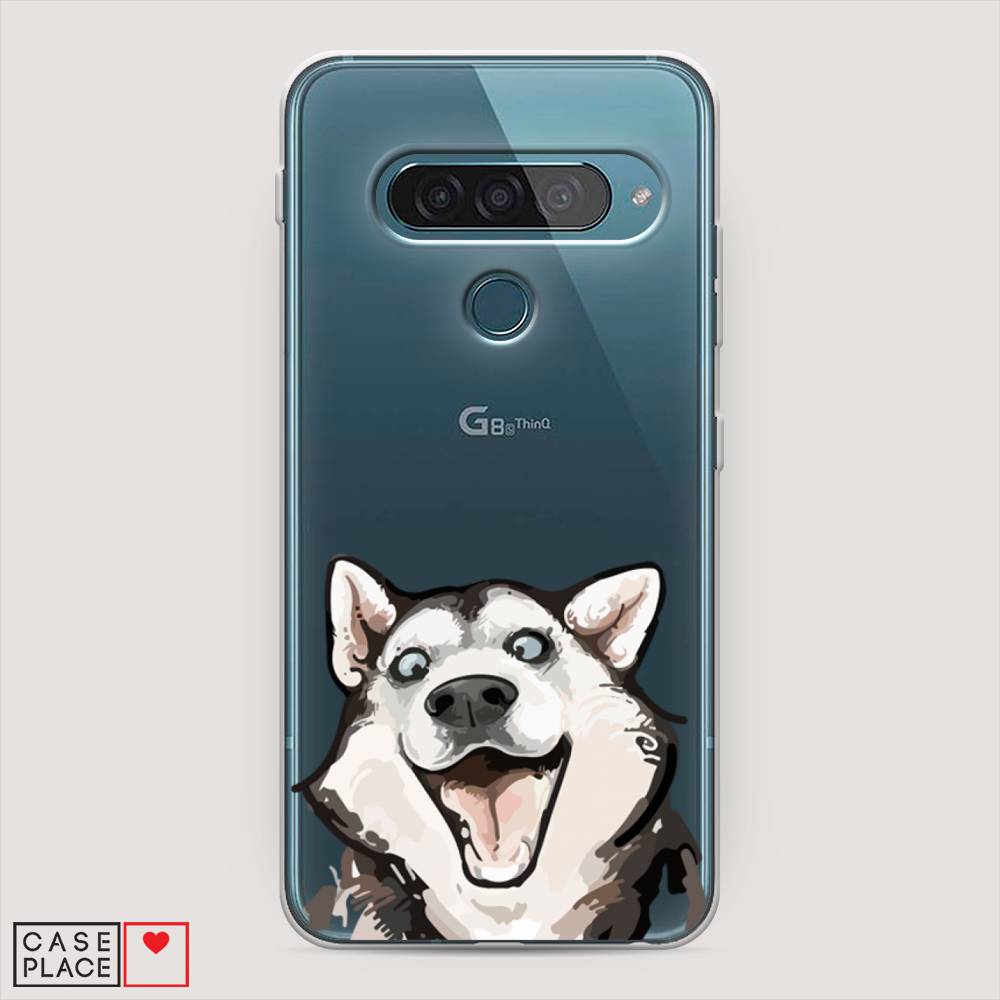 

Чехол Awog "Радостный хаски" для LG G8s ThinQ, 84050-1