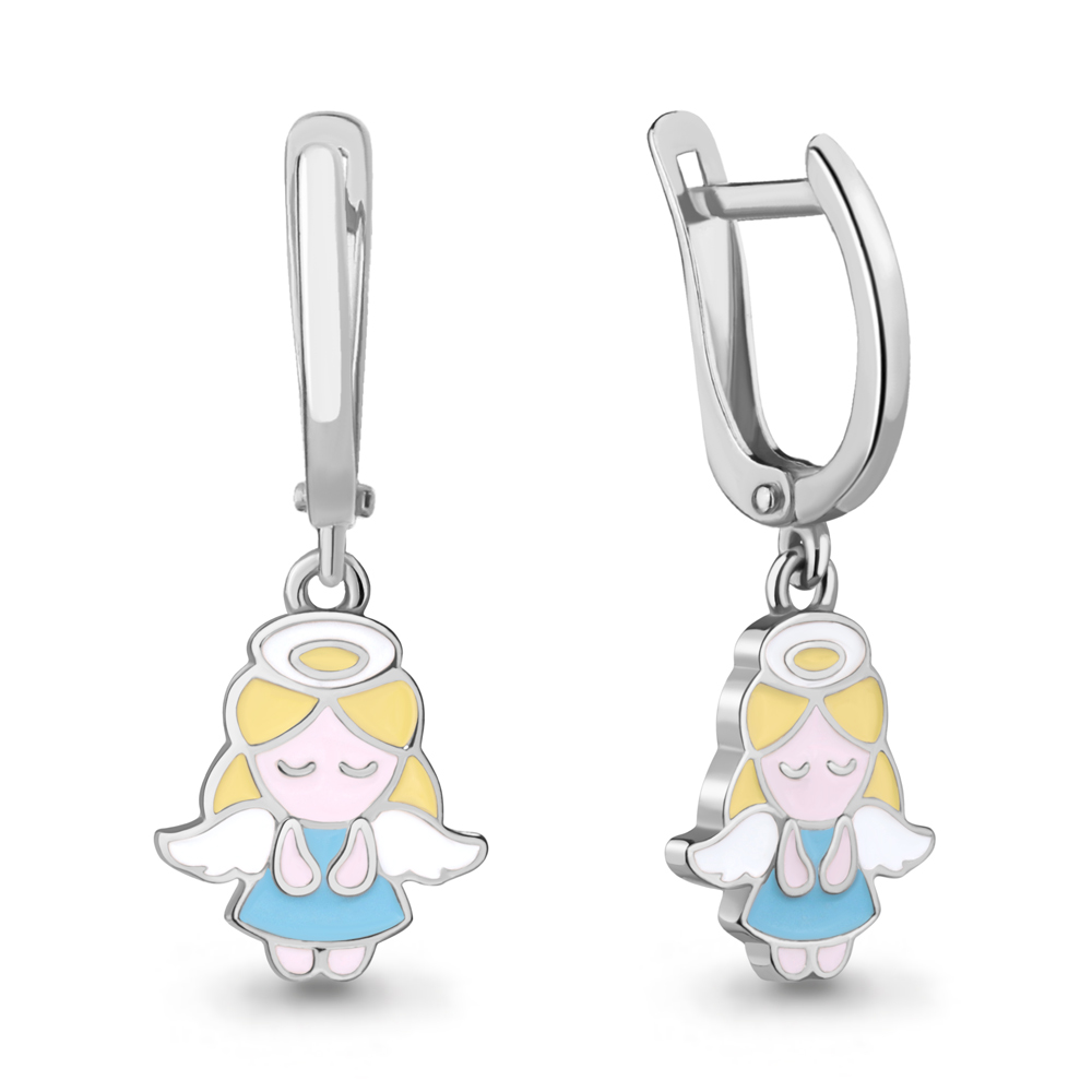 

Серьги из серебра с эмалью Aquamarine 34261_925_р, 34261_925_р