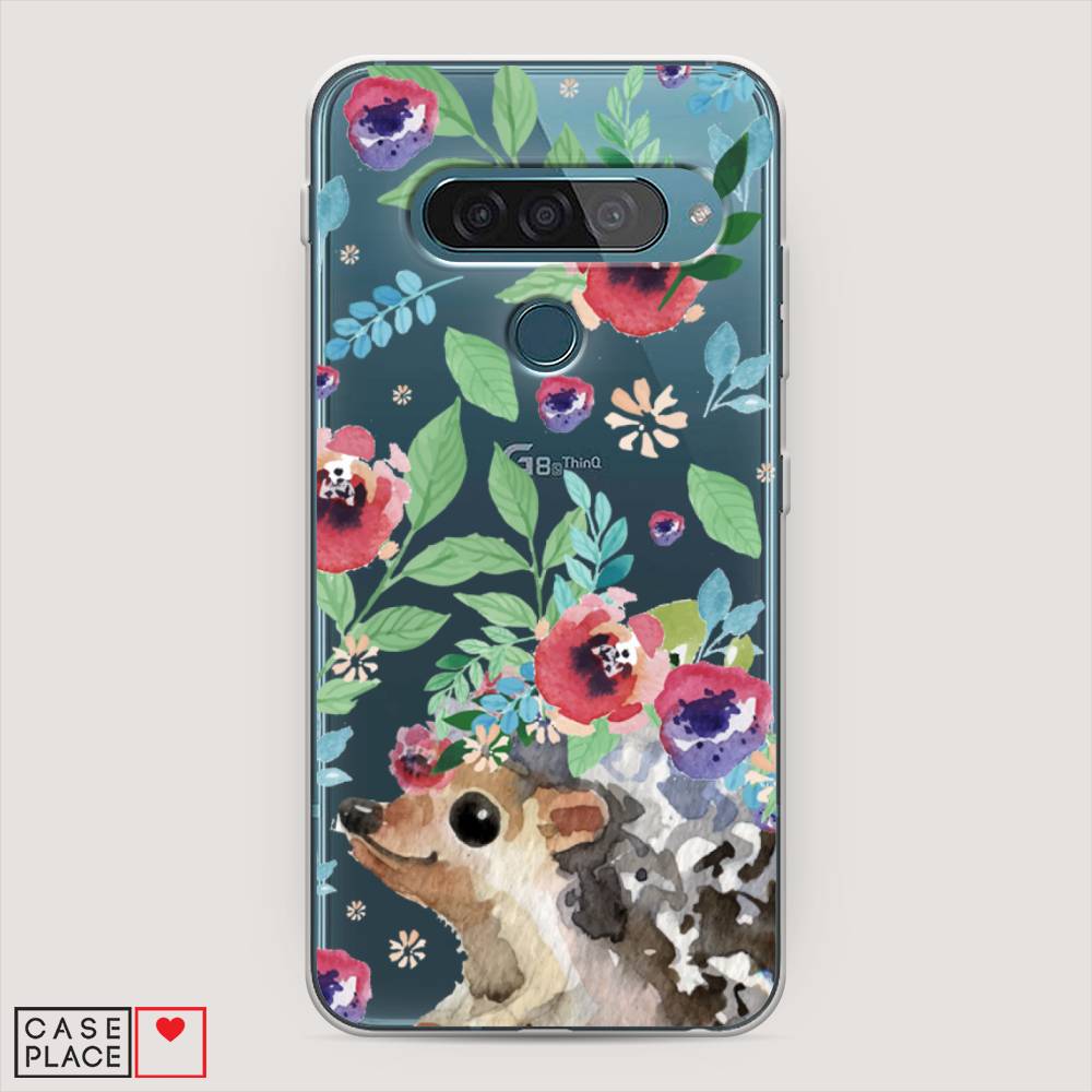 

Чехол Awog "Ежик в цветах акварель" для LG G8s ThinQ, 84050-2