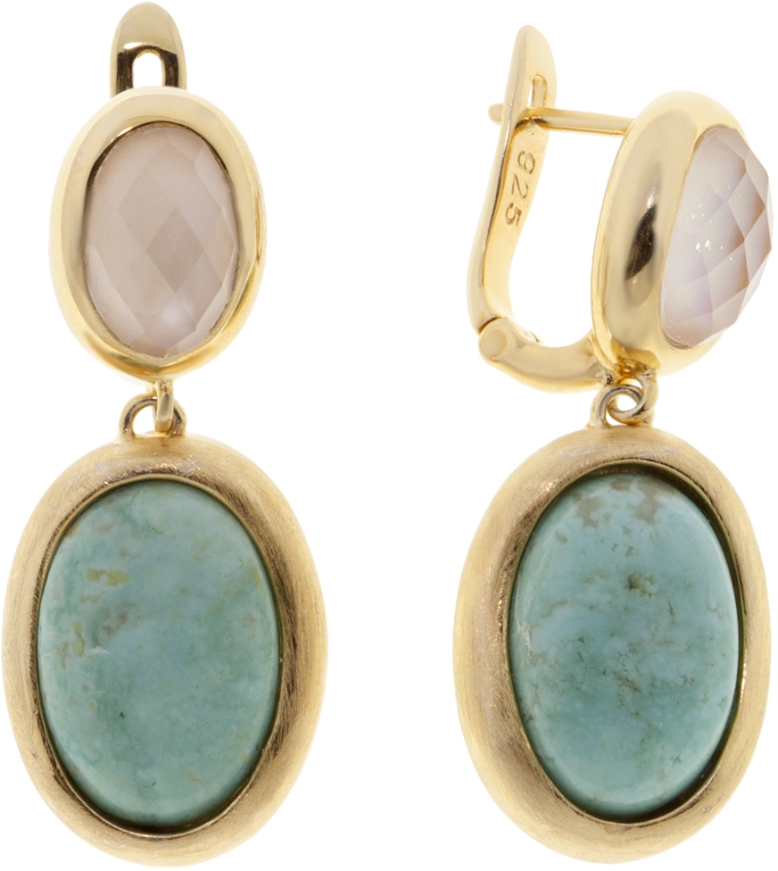 

Серьги из серебра с бирюзой Balex Jewellery 2429930091, 2429930091