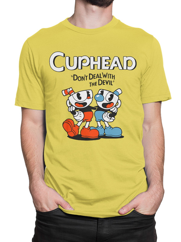 

Футболка мужская Dream Shirts Капхед 23565622 желтая M, Капхед 23565622