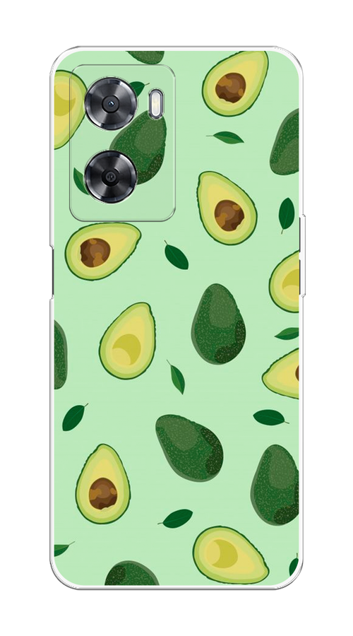 

Чехол на Oppo A57 4G/A77 4G/A77s 4G/A57s "Blue avocado", Коричневый;зеленый, 2511550-1