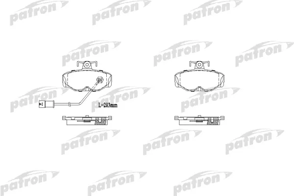 

Тормозные колодки PATRON дисковые PBP915