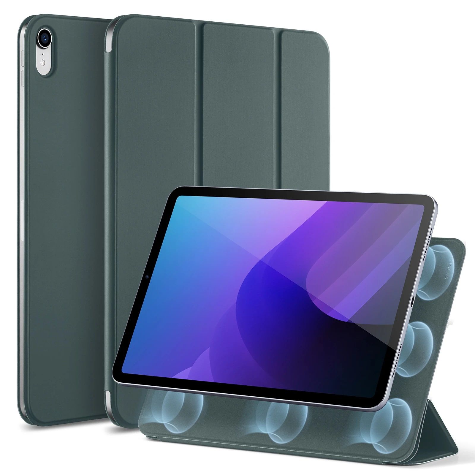 Чехол ESR 10 Generation Magnetic для Apple iPad 10 (2022) зеленый (E21)