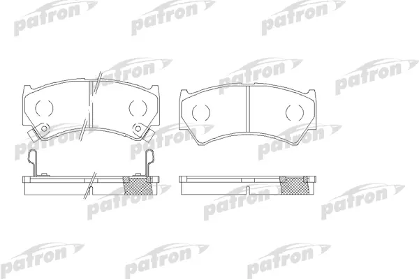 

Тормозные колодки PATRON дисковые PBP1551