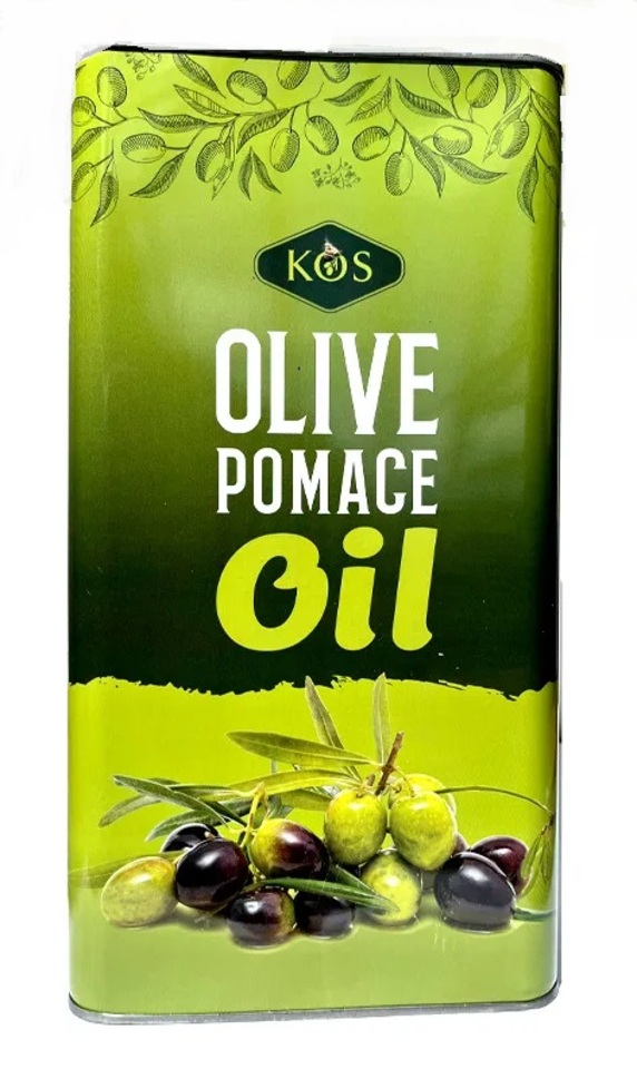 Оливковое масло Olive POMACE Oil KOS, для жарки и салатов, 5 л