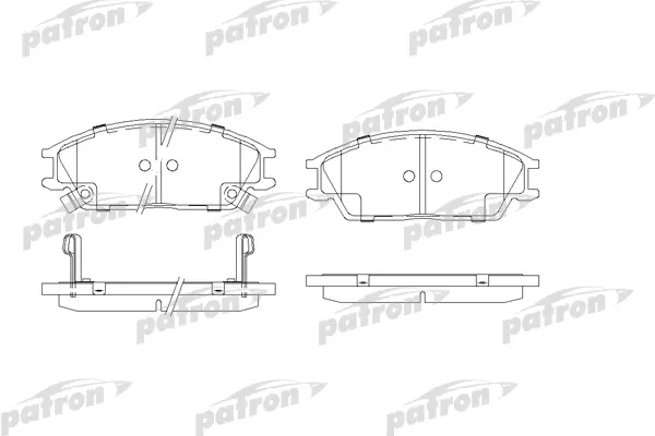 

Тормозные колодки PATRON дисковые PBP4076