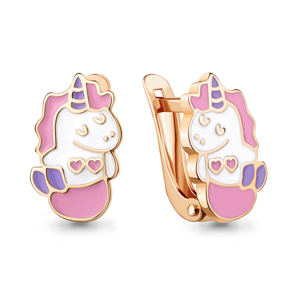

Серьги из серебра с эмалью Aquamarine 34260_925_з, 34260_925_з