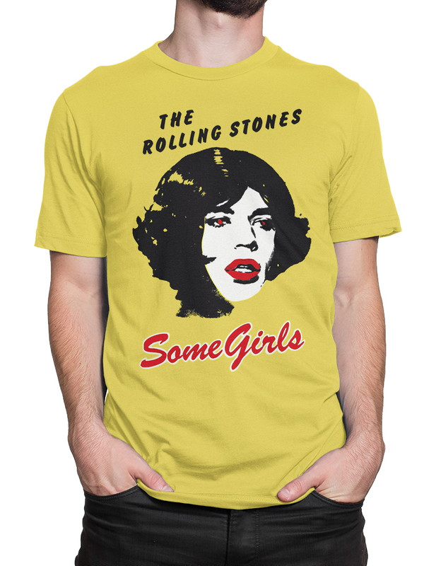 фото Футболка мужская dream shirts the rolling stones - some girls 98501322 желтая 3xl