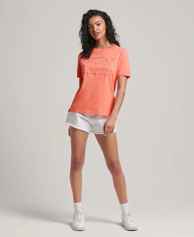 

Футболка женская Superdry W1011249A красная 8 UK, Красный, W1011249A