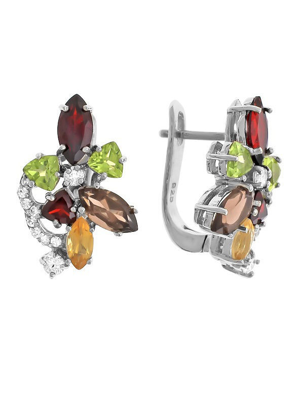 

Серьги из серебра с раухтопазом Balex Jewellery 2405936618, 2405936618