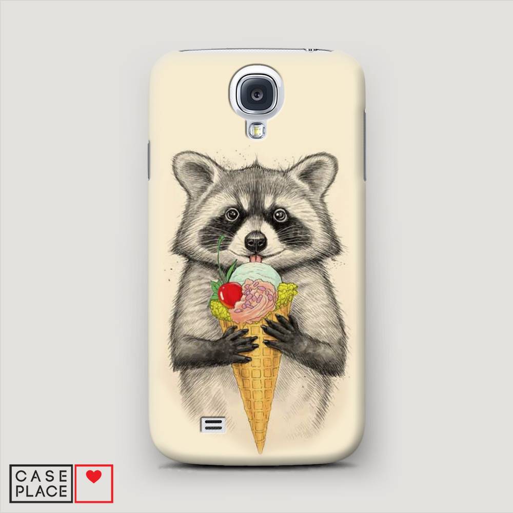 

Чехол Awog "Енот с мороженым" для Samsung Galaxy S4, 23920-7