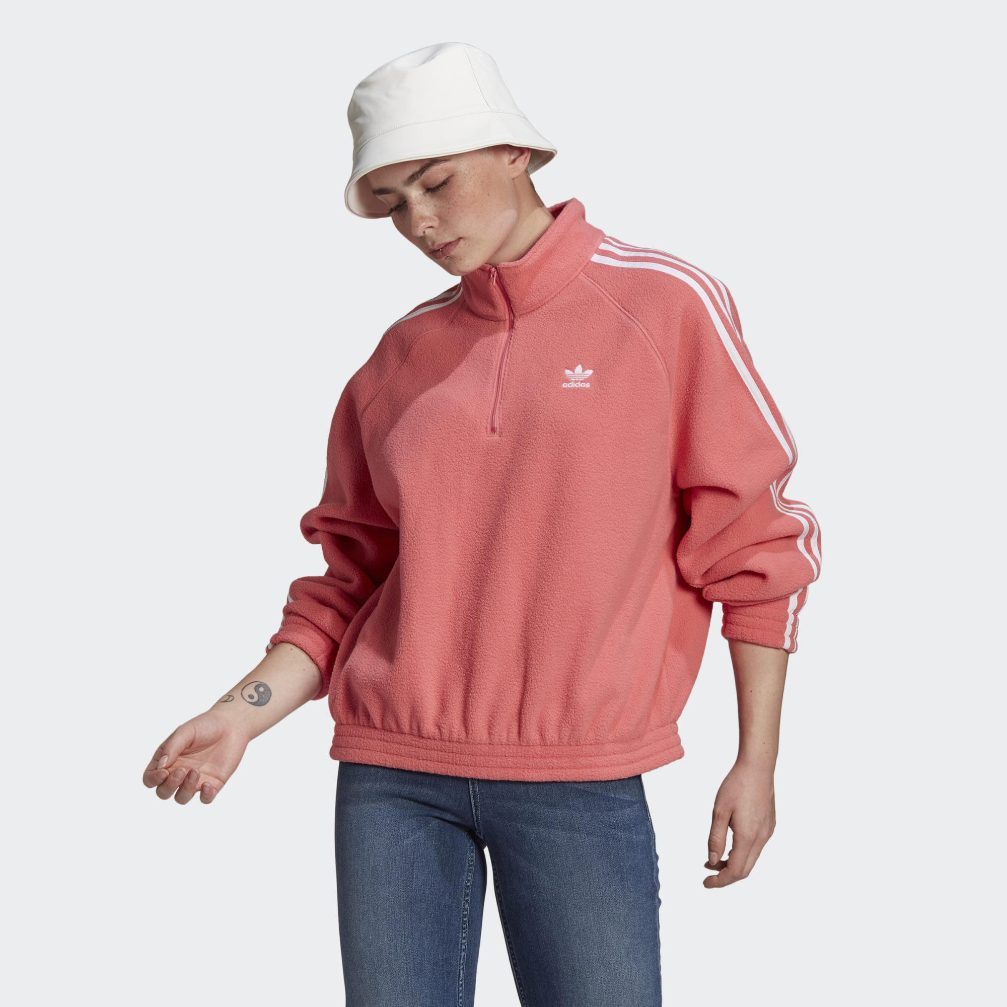 фото Толстовка женская adidas gn2865 розовая 44 ru