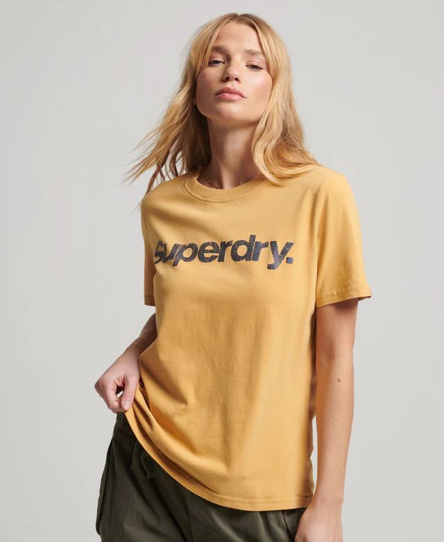 

Футболка женская Superdry W1011243A золотистая 6 UK, Золотистый, W1011243A