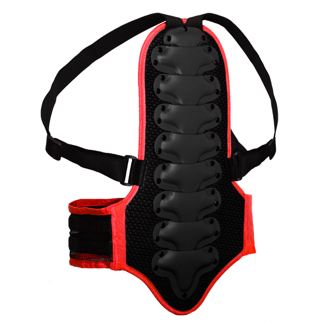 фото Защита спины los raketos armor ckb-001 black red, xxs