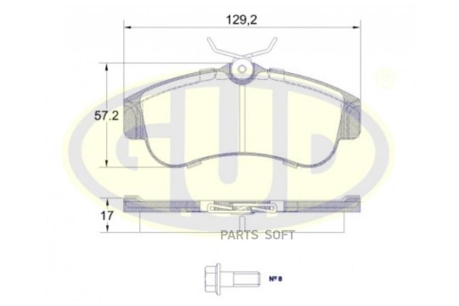 

Колодки Пер Nissan Primera/Almera 1.5-2.2D 90-