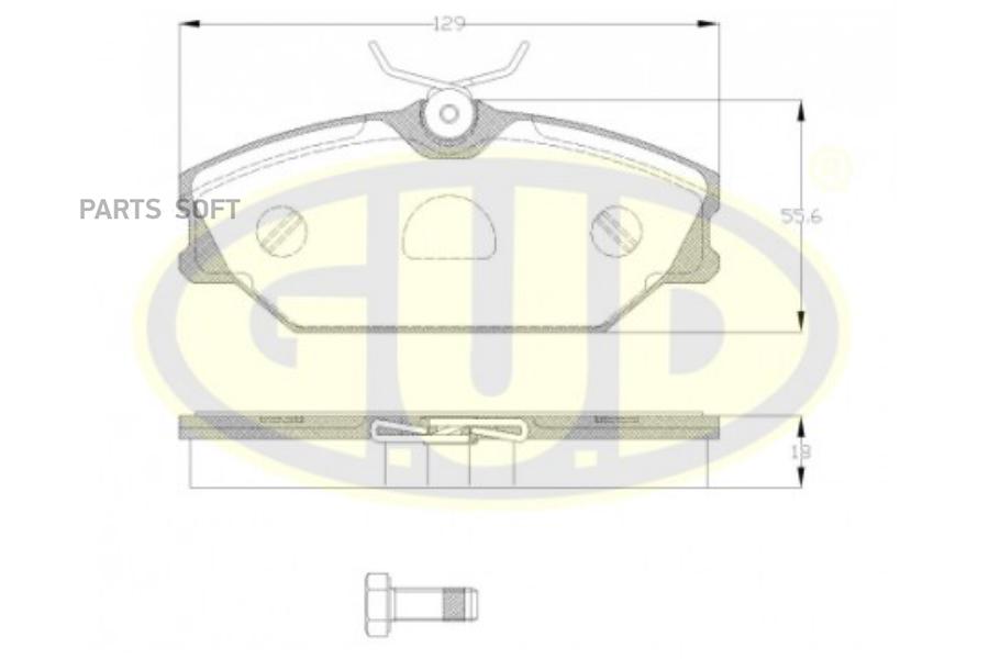 

Кол.Диск.Перед. Renault Laguna 1.9Dci/Megane 1.8I/