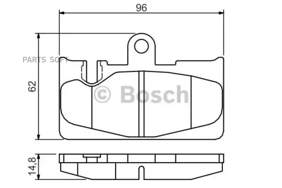 

Тормозные колодки Bosch 0986495139