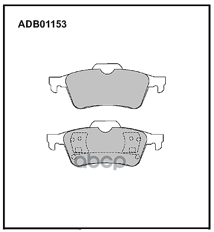 

Тормозные колодки Allied nippon ADB01153