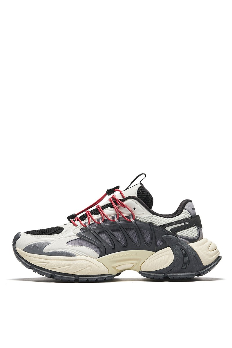 

Спортивные кроссовки мужские Anta 812438898 RETRO RUNNING Peacock серые 11 US, Серый, 812438898 RETRO RUNNING Peacock