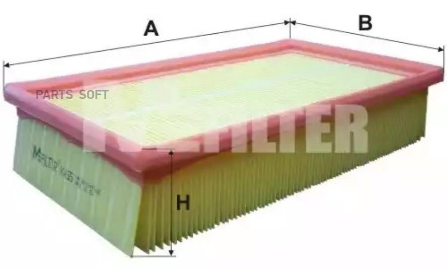 

Воздушный Фильтр MFILTER K455