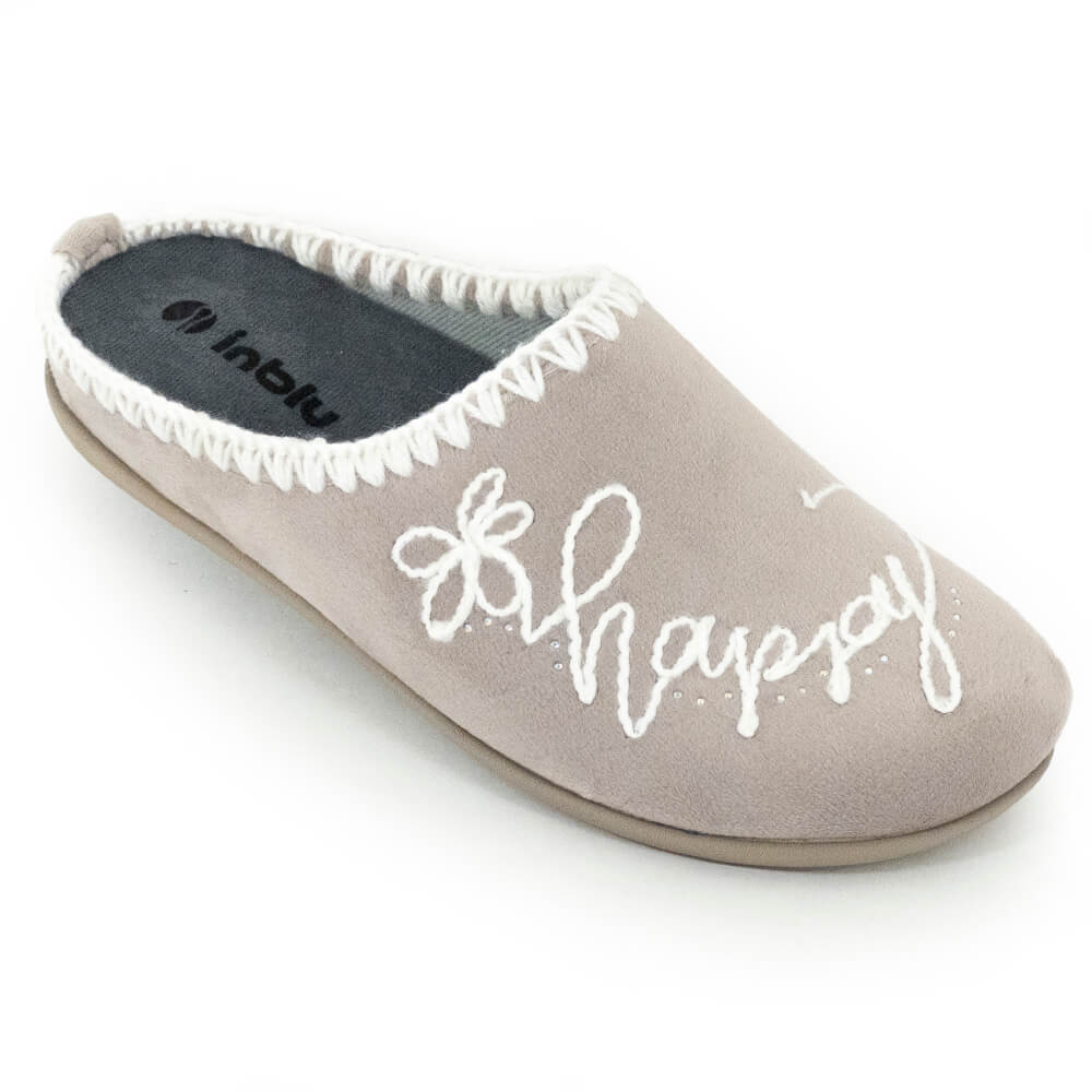 

Тапочки женские Inblu 411000379 коричневые 35 RU, Коричневый, 411000379