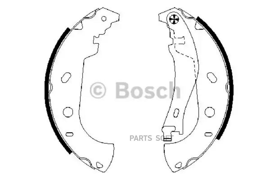 

Колодки тормозные Bosch барабанные 986487559