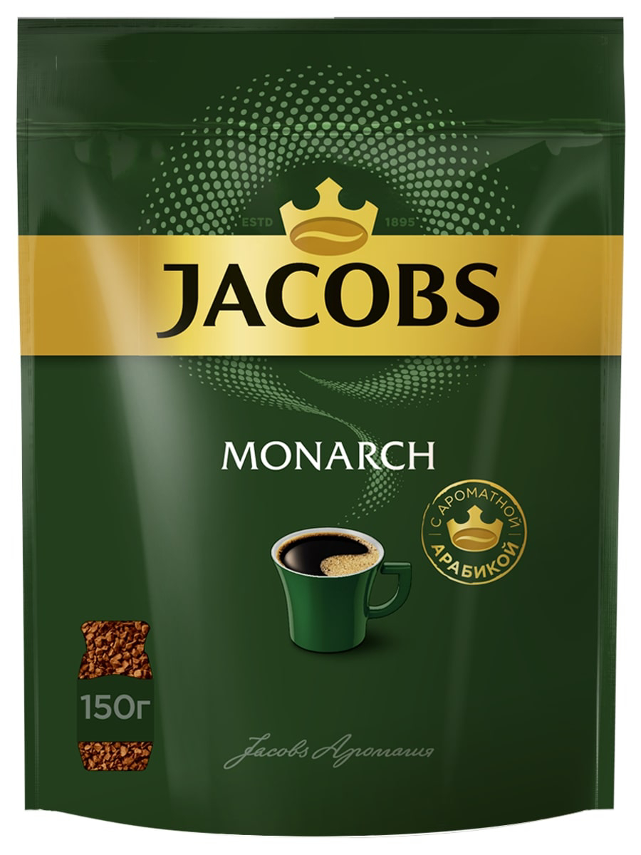 

Кофе растворимый Jacobs Monarch сублимированный, 150 г, Monarch