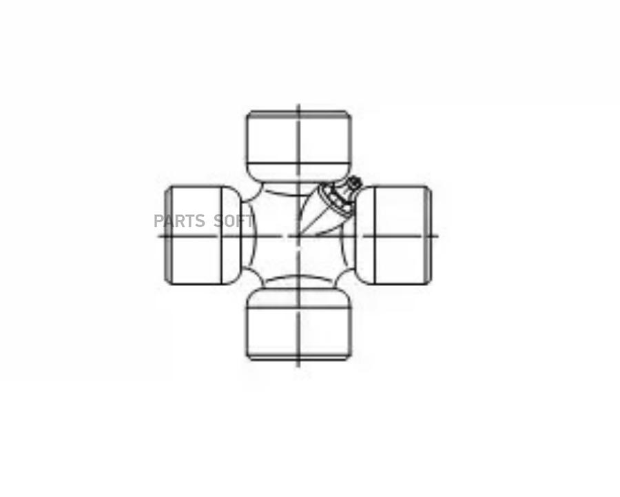 

Крестовина карданной передачи 25.00x76.80 - MITSUBISHI: PAJERO 83-