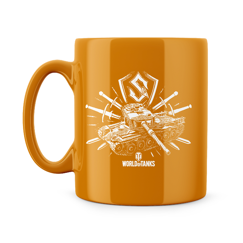 Кружка World of Tanks Sabaton Tank Limited Edition оранжевая