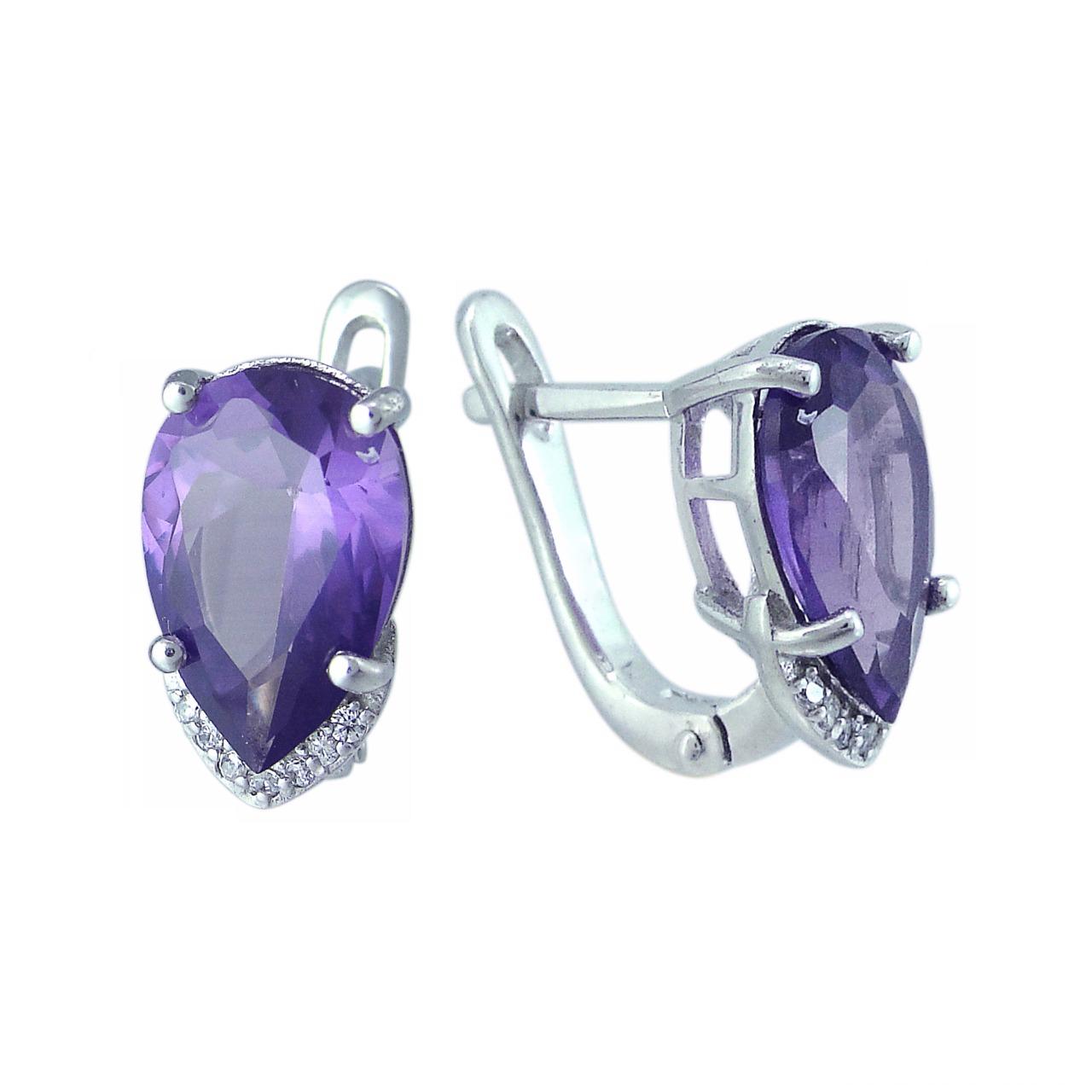 

Серьги из серебра с александритом Balex Jewellery 2405837264, 2405837264