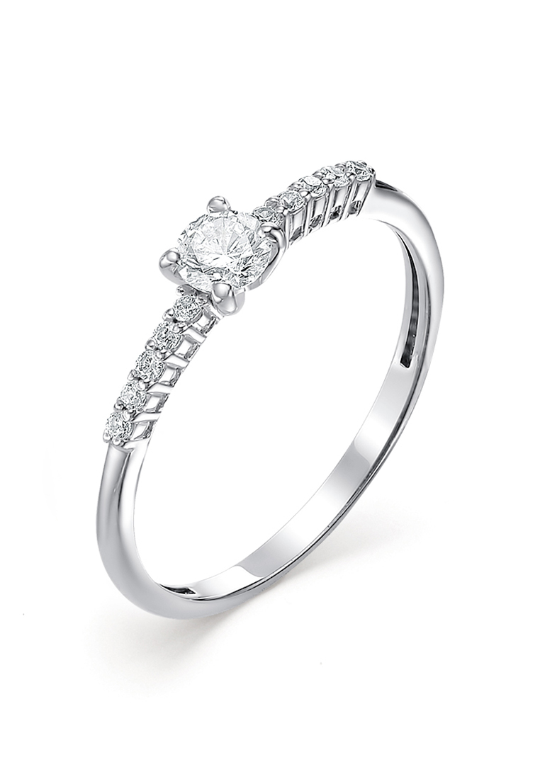 Кольцо помолвочное из серебра с фианитом р. 20,5 Kari Jewelry К630-617
