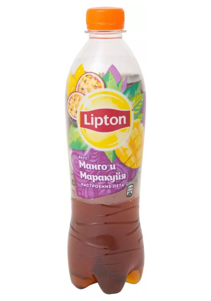 Холодный чай Lipton черный манго-маракуйя 05 л 106₽