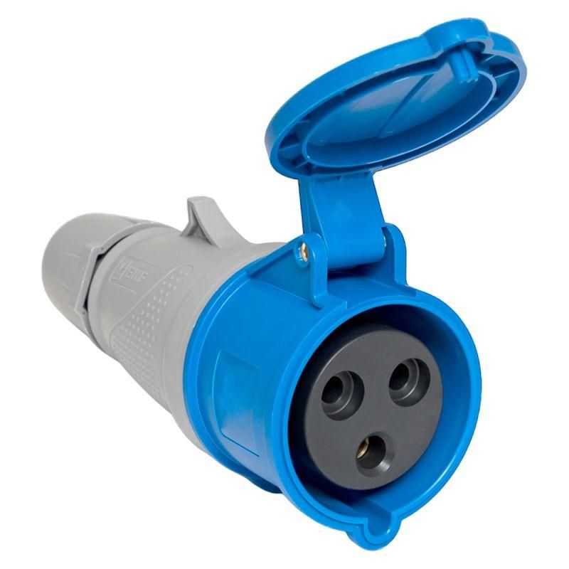 

Розетка переносная 223 2P+PE 32А 220В IP44 PROxima EKF ps-223-32-220-PRO, Голубой