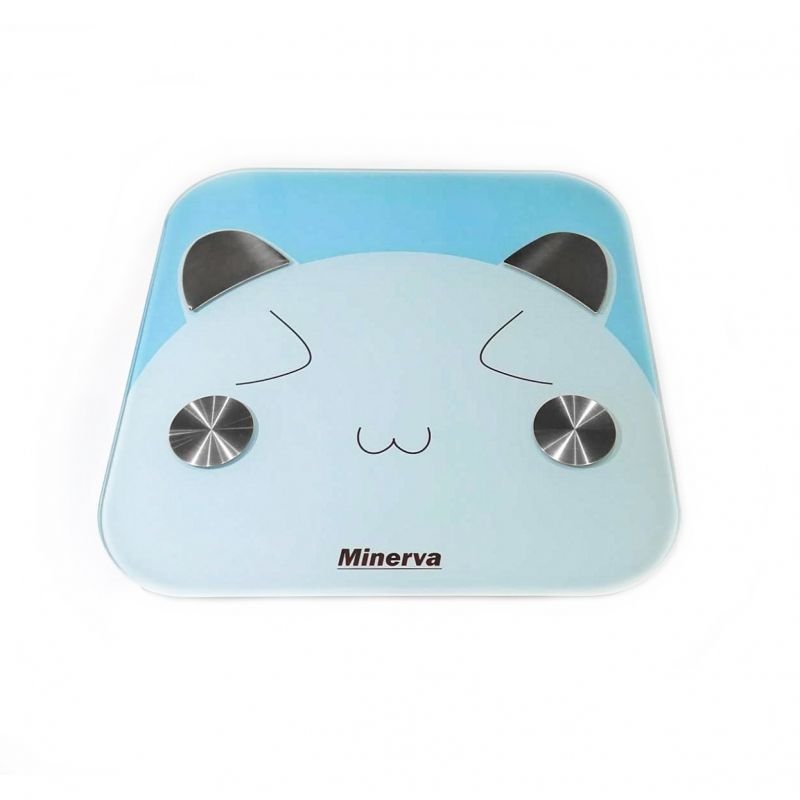 

Весы напольные Minerva Kid kitty голубой, разноцветный, Kid kitty