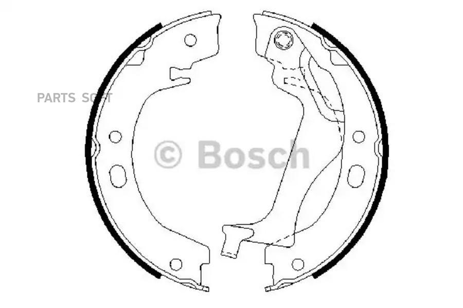 

Колодки тормозные Bosch барабанные 986487713