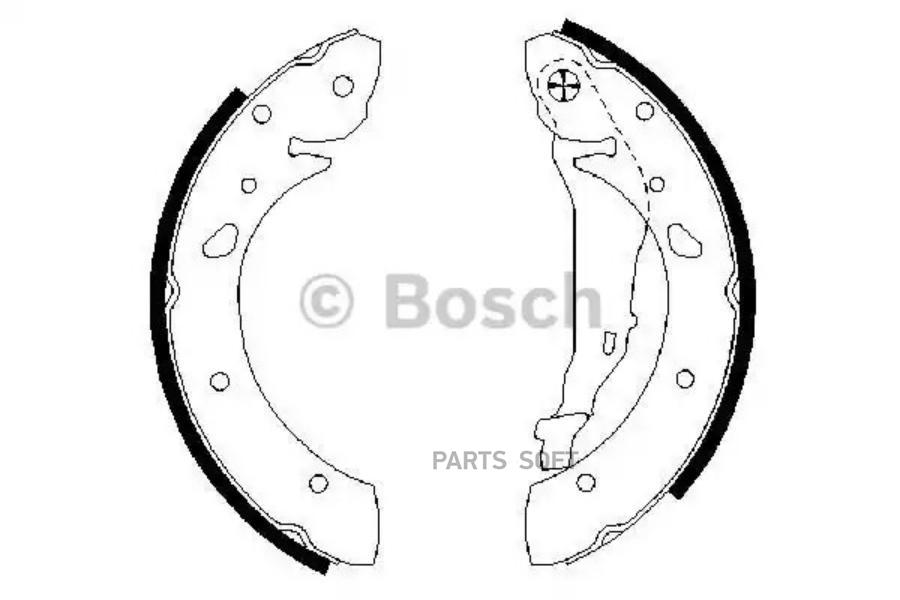 

Колодки тормозные Bosch барабанные 986487572