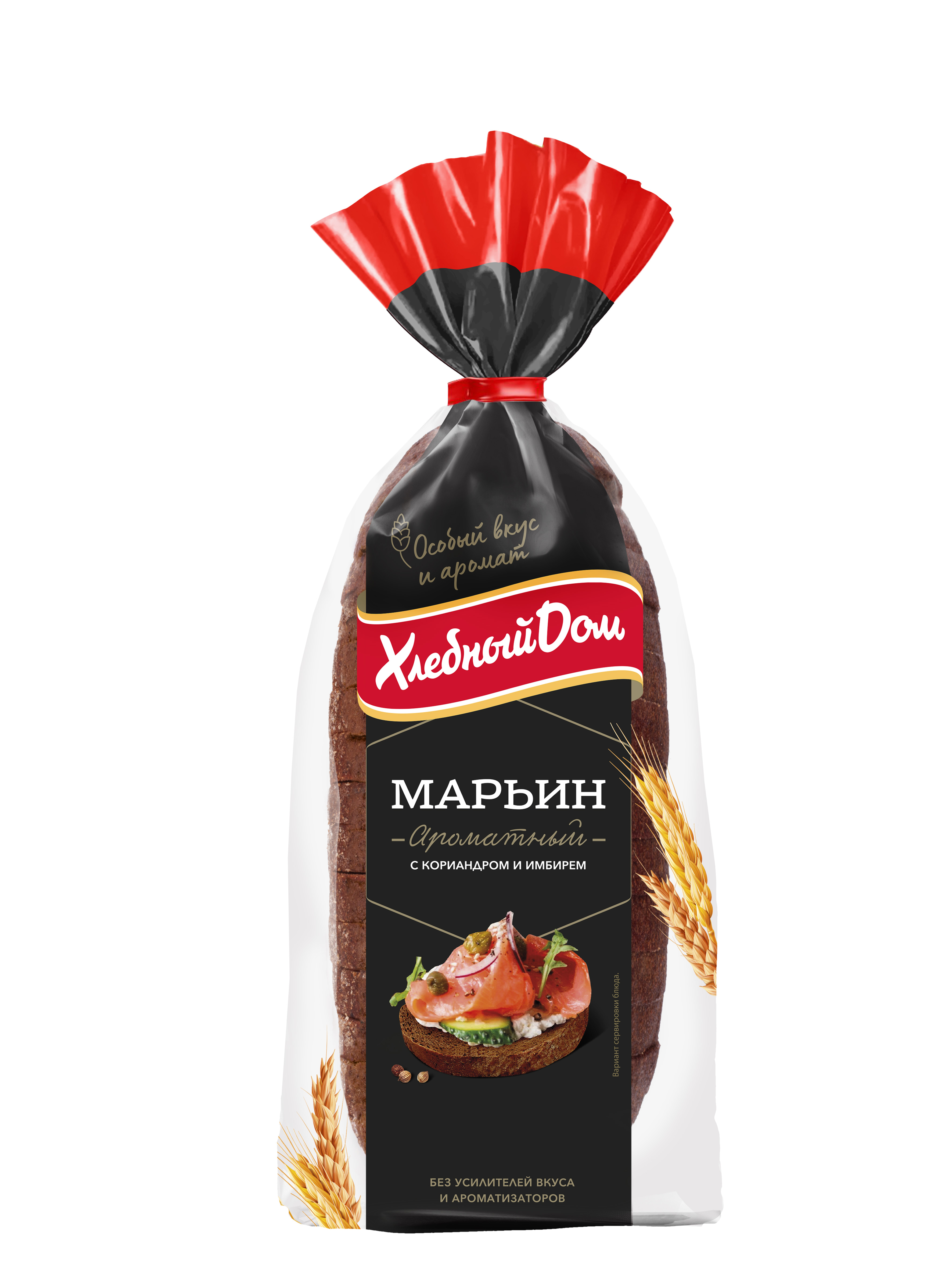 

Хлеб серый Хлебный дом Марьин Заварной пшенично-ржаной 330 г, Марьин Заварной пшенично-ржаной