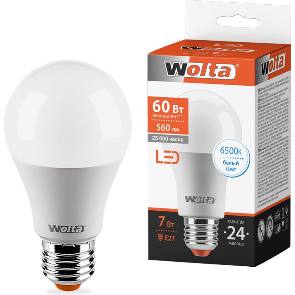 

Лампа Wolta 25W55BL7E27
