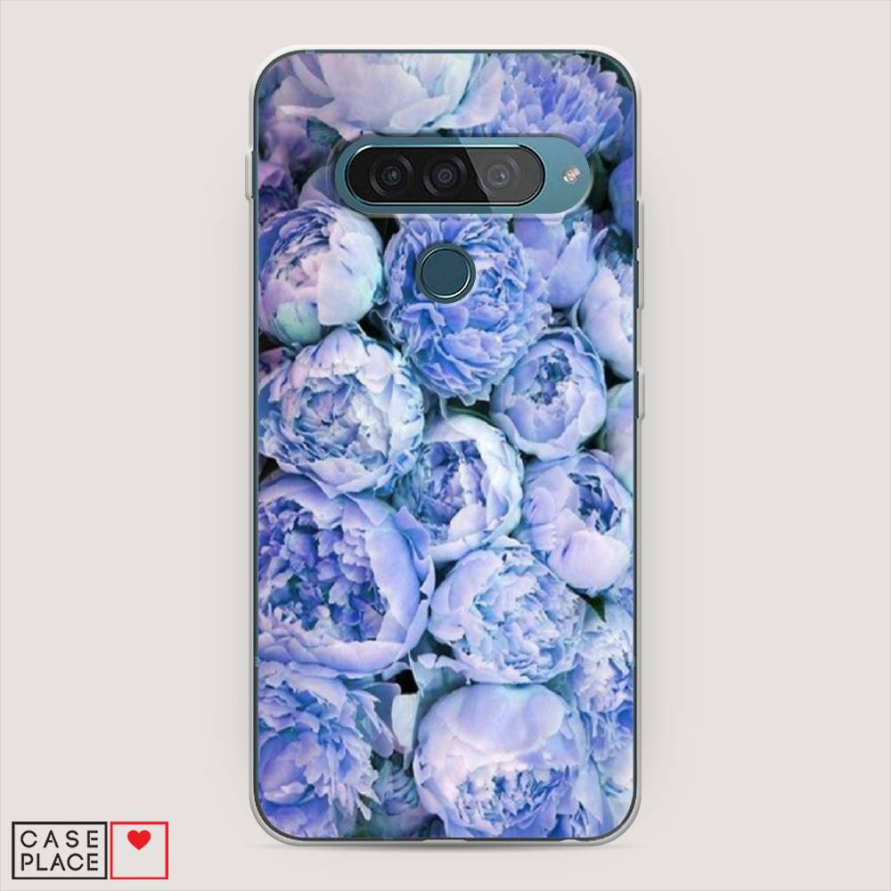

Чехол Awog "Пионы голубые" для LG G8s ThinQ, 84050-8