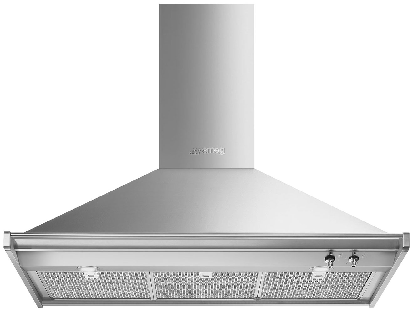 

Вытяжка настенная Smeg KD100HXE серебристый, KD100HXE