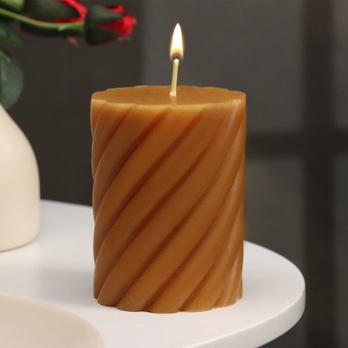 

Свеча Yueyan Candle витая Лаванда и цитрус, 7,5х10 см цилиндр ароматическая