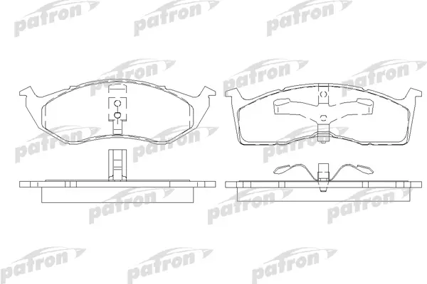 Тормозные колодки PATRON дисковые PBP7006