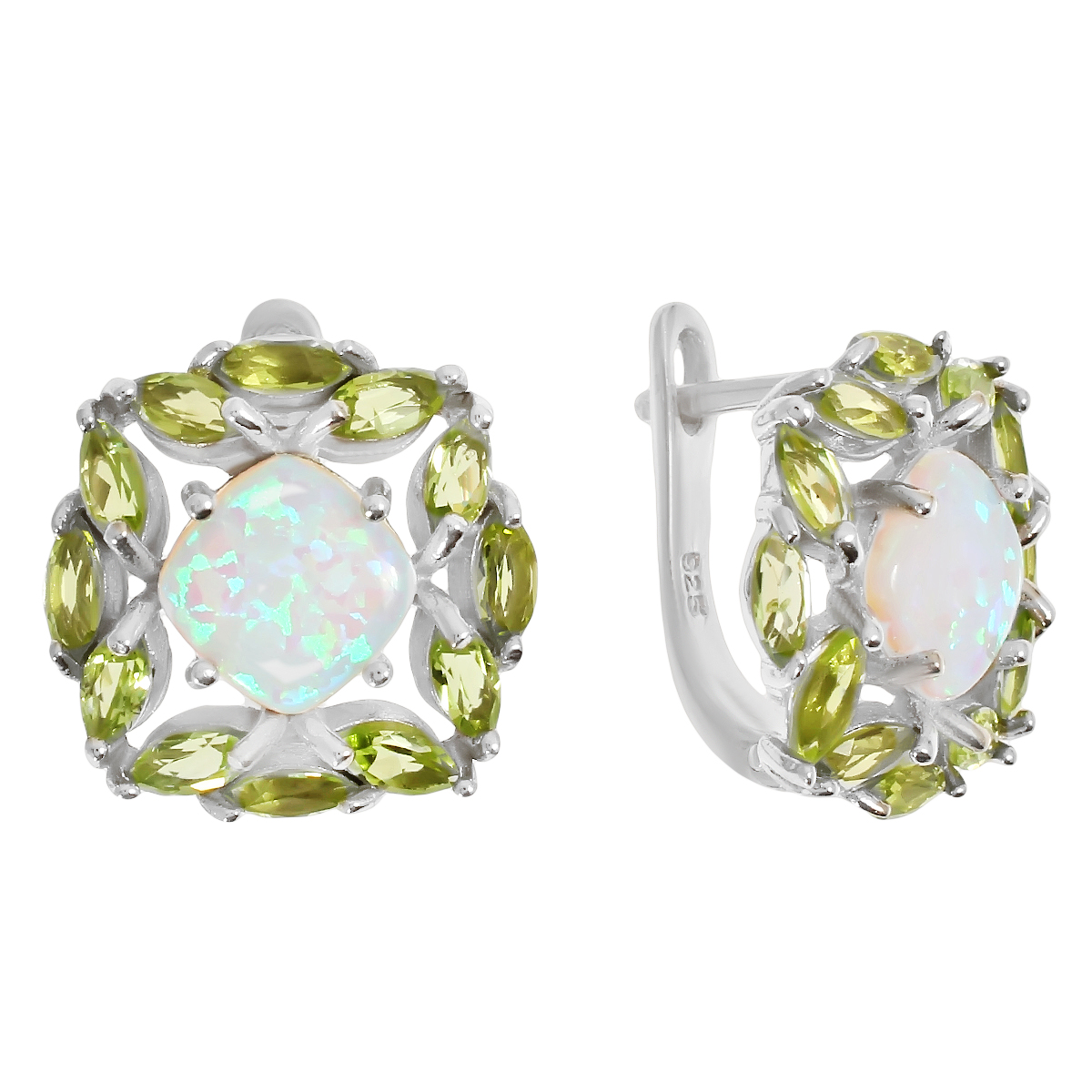 

Серьги из серебра с опалом Balex Jewellery 2405937187, 2405937187