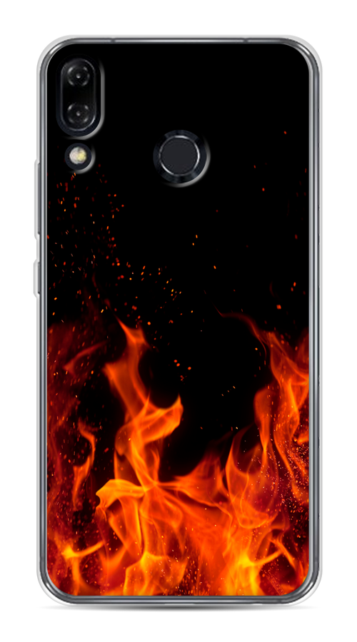 

Чехол Awog на Asus Zenfone 5Z ZS620KL "Все в огне", Оранжевый;черный, 43450-4