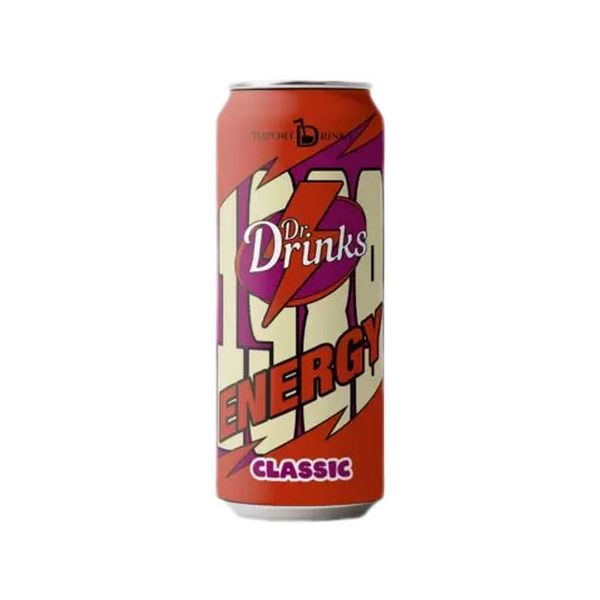 Напиток энергетический Dr. Drinks Energy Classic безалкогольный, газированный, 450 мл